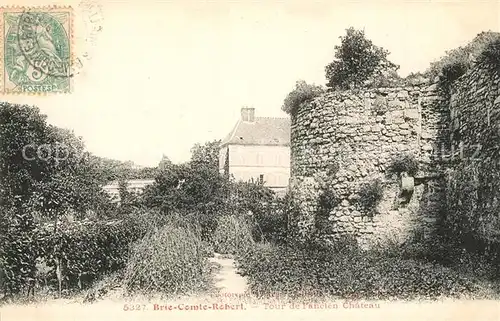 AK / Ansichtskarte Brie Comte Robert Tour de lancien Chateau Brie Comte Robert