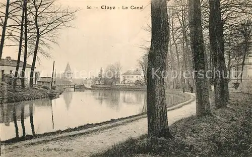AK / Ansichtskarte Claye Souilly Le Canal Claye Souilly