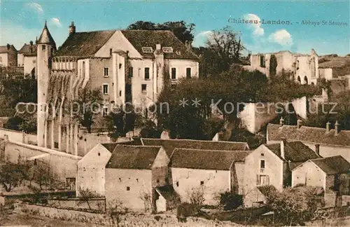 AK / Ansichtskarte Chateau Landon Abbaye St Severin Chateau Landon