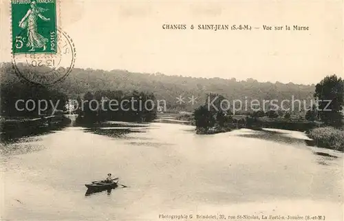 AK / Ansichtskarte Changis sur Marne et Saint Jean Vue sur la Marne Changis sur Marne