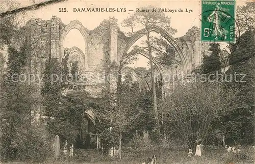 AK / Ansichtskarte Dammarie les Lys Ruines de lAbbaye du Lys Dammarie les Lys