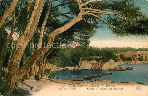 AK / Ansichtskarte Toulon_Var Falaise de Mejean Toulon_Var