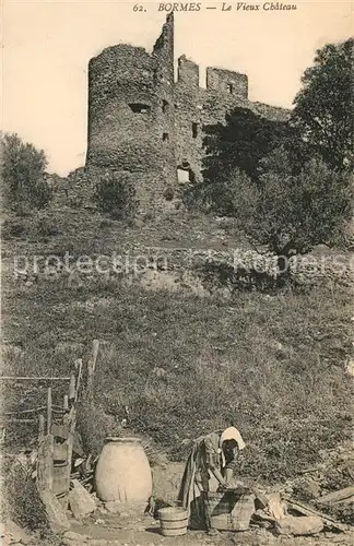 AK / Ansichtskarte Bormes les Mimosas Le Vieux Chateau Bormes les Mimosas