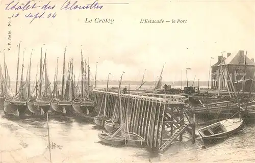 AK / Ansichtskarte Le_Crotoy Estacade le Port Le_Crotoy