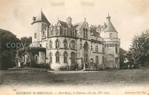 AK / Ansichtskarte Pont Remy Le Chateau cote est Pont Remy