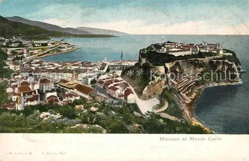 AK / Ansichtskarte Monaco et Monte Carlo Rocher de la Principaute Monaco