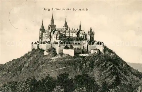 AK / Ansichtskarte Burg_Hohenzollern Gesamtansicht Burg_Hohenzollern