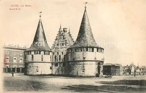 AK / Ansichtskarte Gand_Belgien Le Rabot Monument Gand Belgien