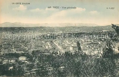 AK / Ansichtskarte Nice_Alpes_Maritimes Vue generale Cote d Azur Nice_Alpes_Maritimes