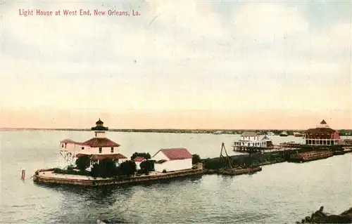 AK / Ansichtskarte Leuchtturm_Lighthouse West End New Orleans  