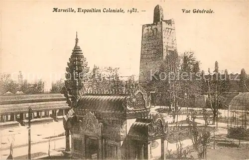 AK / Ansichtskarte Exposition_Coloniale_Marseille_1922   Exposition_Coloniale