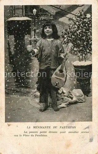 AK / Ansichtskarte Mandoline Mendiante du Pantheon  Mandoline