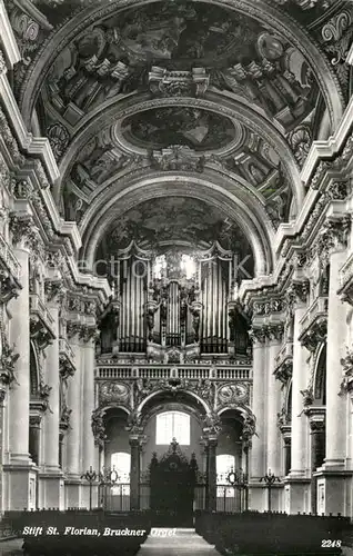 AK / Ansichtskarte Kirchenorgel Stift St. Florian Bruckner Orgel 