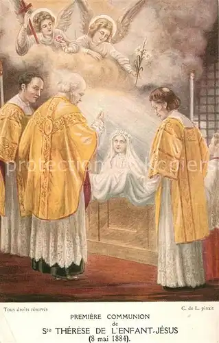 AK / Ansichtskarte Religion Premiere Communion de Ste Therese de l Enfant Jesus 1884 