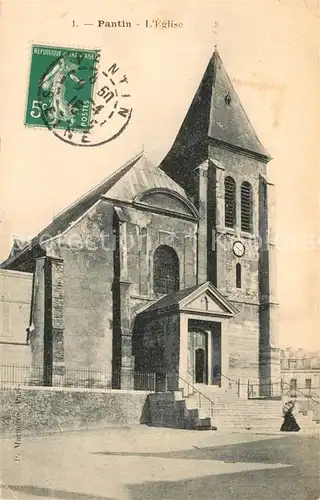 AK / Ansichtskarte Pantin Eglise Pantin