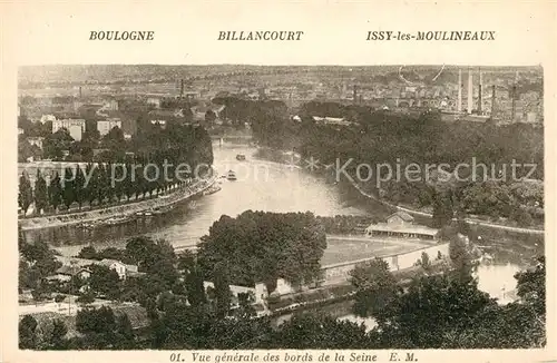 AK / Ansichtskarte Boulogne sur Seine Billancourt Issy les Moulineaux Boulogne sur Seine