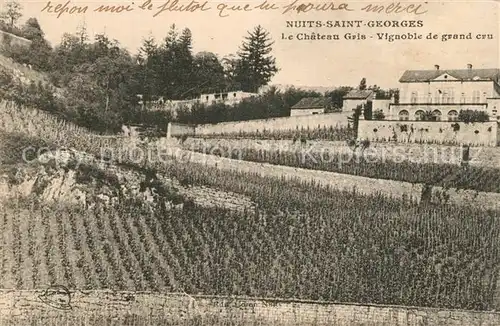 AK / Ansichtskarte Nuits Saint Georges Chateau Gris Vignoble de grand cru Nuits Saint Georges