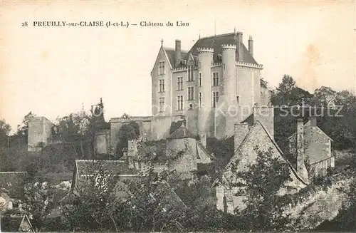 AK / Ansichtskarte Preuilly sur Claise Chateau du Lion Preuilly sur Claise