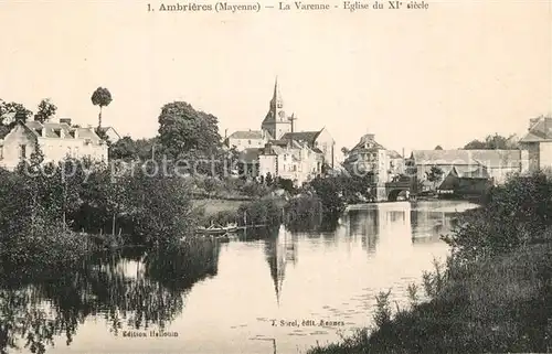 AK / Ansichtskarte Ambrieres les Vallees La Varenne Eglise Ambrieres les Vallees