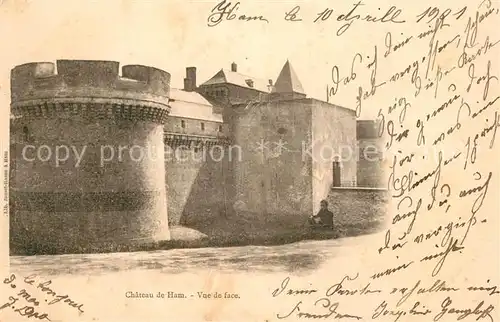 AK / Ansichtskarte Ham_Somme Chateau Ham_Somme