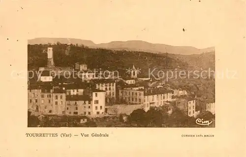 AK / Ansichtskarte Tourrettes Vue G?n?rale Tourrettes