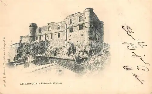 AK / Ansichtskarte Le_Barroux Ruines du Chateau Le_Barroux