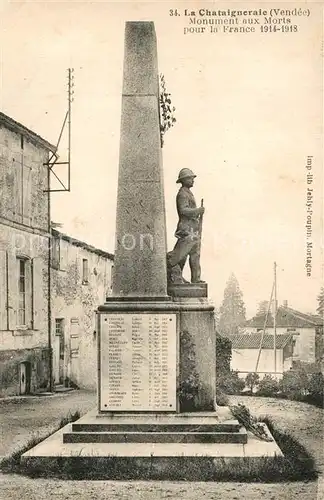 AK / Ansichtskarte La_Chataigneraie Monument aux Morts La_Chataigneraie