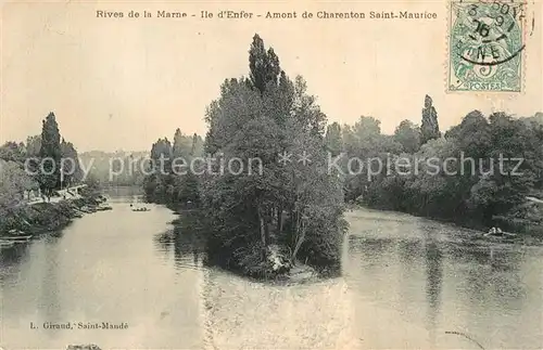 AK / Ansichtskarte Charenton le Pont Marne Ile d`Enfer Charenton le Pont