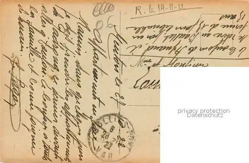 AK / Ansichtskarte Menton_Alpes_Maritimes Vue prise de la Fronti?re Cap Martin  Menton_Alpes_Maritimes