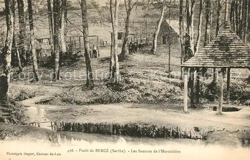 AK / Ansichtskarte Jupilles Foret de Berce Les Sources de l Hermitiere Jupilles