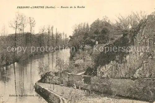 AK / Ansichtskarte Fresnay sur Sarthe Bassin de la Roche Fresnay sur Sarthe