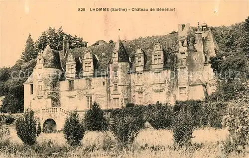 AK / Ansichtskarte Lhomme Chateau de Benehart Lhomme