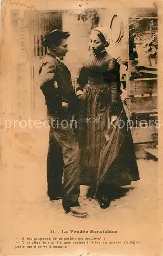 AK / Ansichtskarte Maraiche La Vendee Maraichine Maraiche