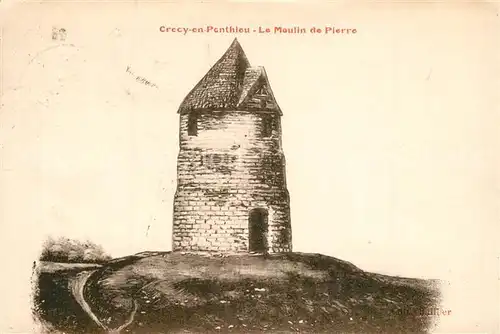 AK / Ansichtskarte Crecy en Ponthieu Le Moulin de Pierre Crecy en Ponthieu
