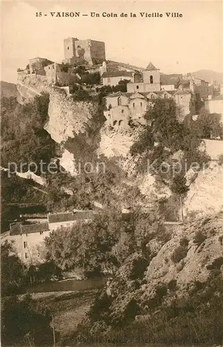 AK / Ansichtskarte Vaison la Romaine_Vaucluse Un Coin de la Vieille Ville Vaison la Romaine