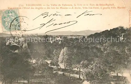 AK / Ansichtskarte Valescure La Vallee de Valescure la Ville et la Rade de Saint Raphael 