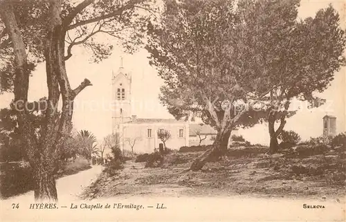 AK / Ansichtskarte Hyeres_les_Palmiers Chapelle de l Ermitage Hyeres_les_Palmiers
