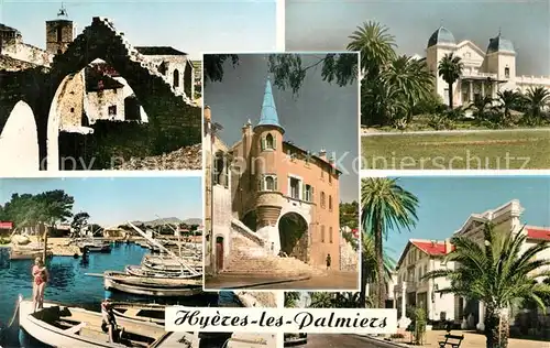 AK / Ansichtskarte Hyeres_les_Palmiers Eglise Saint Paul Casino Porte Saint Paul Port de la Capte Avenue de Belgique Hyeres_les_Palmiers