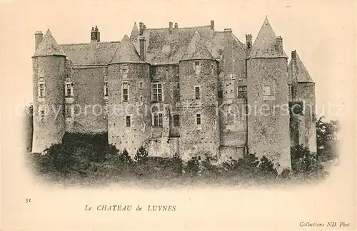 AK / Ansichtskarte Luynes_Indre et Loire Chateau Schloss Luynes Indre et Loire