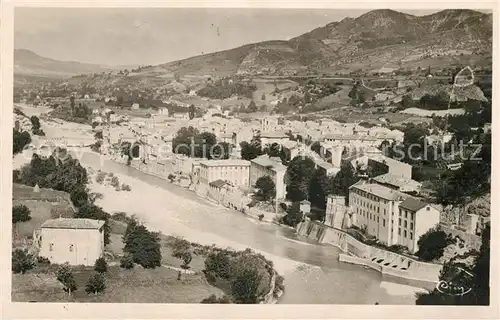 AK / Ansichtskarte Saillans_Drome Vue generale et la Drome Saillans_Drome