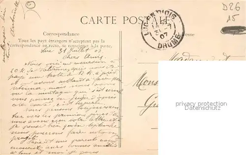 AK / Ansichtskarte Luc en Diois Pont du Claps Nature Luc en Diois