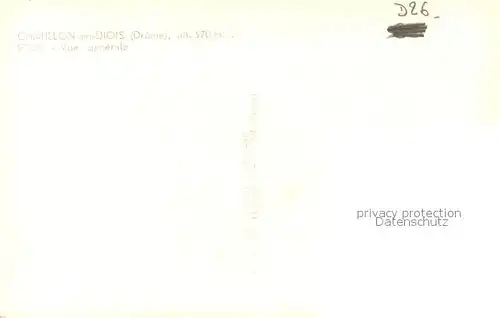 AK / Ansichtskarte Chatillon en Diois Vue generale Chatillon en Diois