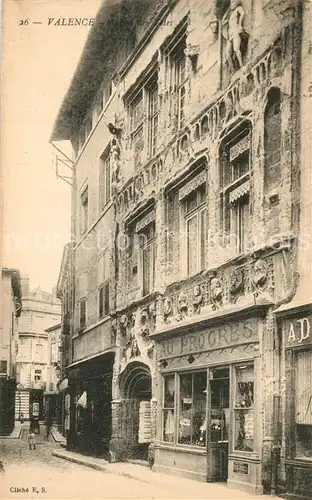 AK / Ansichtskarte Valence_Drome Maison des Tetes Valence_Drome