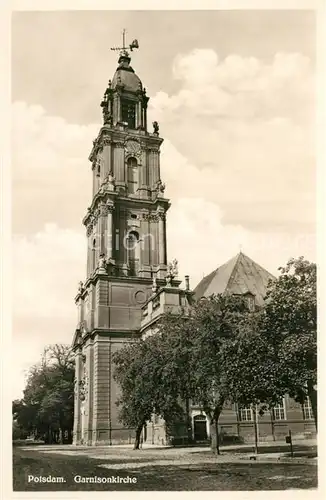 AK / Ansichtskarte Potsdam Garnisonkirche Potsdam