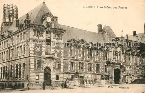 AK / Ansichtskarte Lisieux Hotel des Postes Lisieux