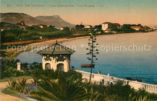 AK / Ansichtskarte Les_Sablettes La plage Cote d Azur Les_Sablettes