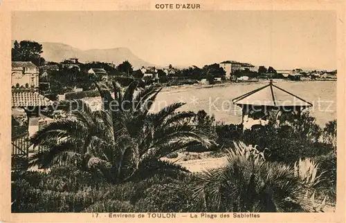 AK / Ansichtskarte Les_Sablettes La plage Cote d Azur Les_Sablettes