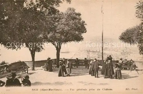 AK / Ansichtskarte Nice_Alpes_Maritimes Vue generale prise du chateau Nice_Alpes_Maritimes