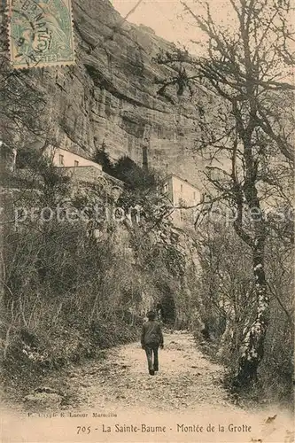 AK / Ansichtskarte La_Sainte_Baume Montee de la Grotte La_Sainte_Baume