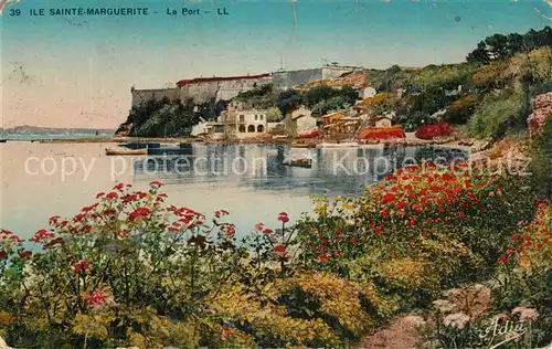 AK / Ansichtskarte Ile_Sainte Marguerite Le Port Ile_Sainte Marguerite